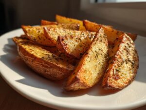 Crispy potato wedges - Featured